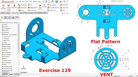 sheet metal tool test drawing|solidworks sheet metal sketch.